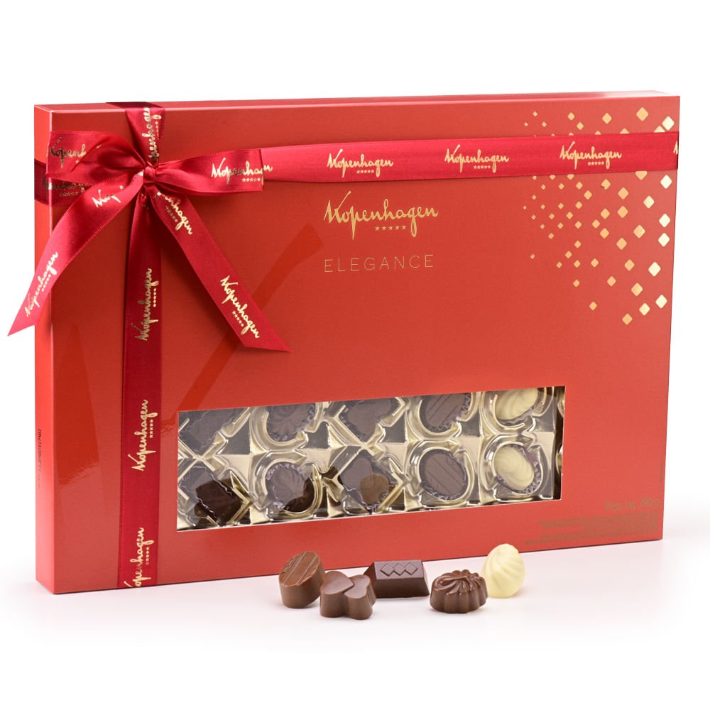 Caixa Bombons Elegance Para Presentear Kopenhagen 290g