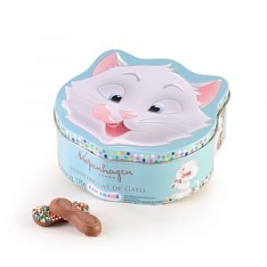 Lata Mini Línguas De Gato Com Dragê Lingato Kopenhagen 170g